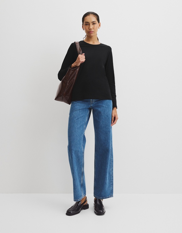 Country Road - Australian Good Earth Cotton Textured Slub T-shirt
