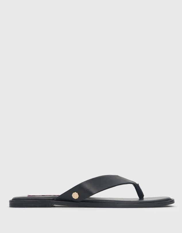 Betts - Sophia Leather Thong Sandals