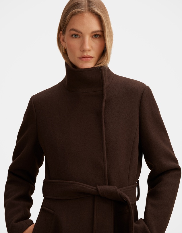 Forever New - Phoebe Funnel Neck Coat