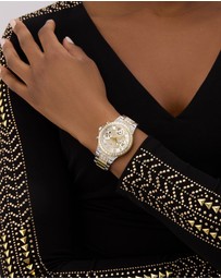 GUESS - Guess Moonlight Ladies 2-Tone Multi-function Watch