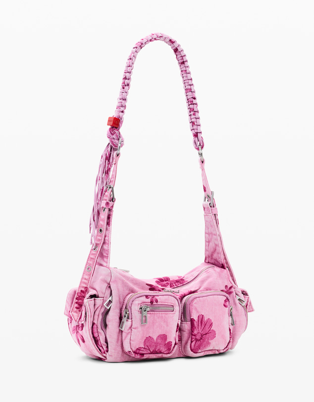 Desigual - Medium denim crossbody bag