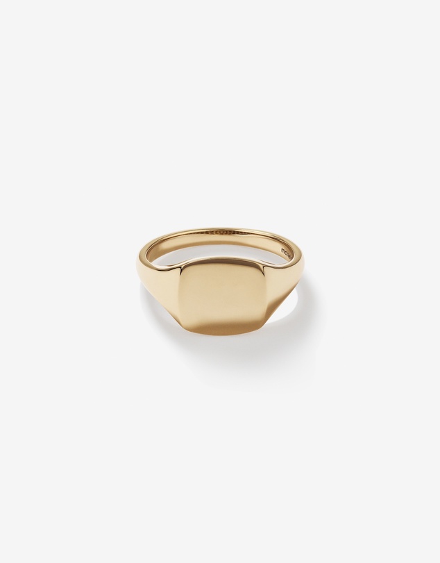 Michael Hill - Square Signet Ring in 10kt Yellow Gold