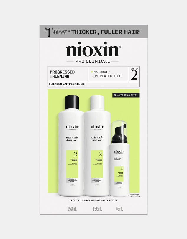 Nioxin - Nioxin Scalp + Hair Thickening System 2 - Hair Thickening System For Natural Hair With Progressed Thinning