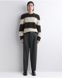 COS - Colour-Block Mohair Crew-Neck Jumper