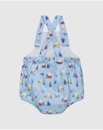 Kynd Baby - Miffy Pocket Romper in Harbor Blue
