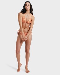 Roxy - Womens Moana Stripe Bikini Top