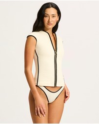 Seafolly - Beach Bound Cap Sleeve Sunvest Bikini Top