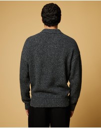 AERE - Wool Blend Knitted Polo