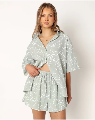 Petal & Pup - Fiorelli Short Set - Sage