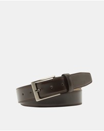Buckle - Royce Deluxe. Australian Made Classic Leather Belt. 35mm width.