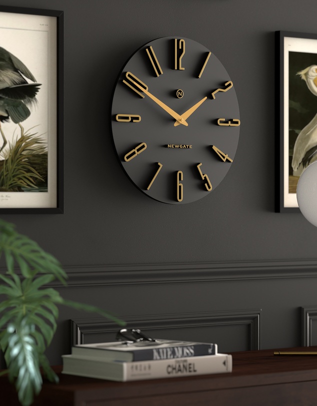 Newgate - Newgate Empire State Wall Clock-Black
