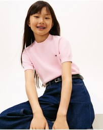 Tommy Hilfiger - Short Sleeve Chenille Sweater - Teens