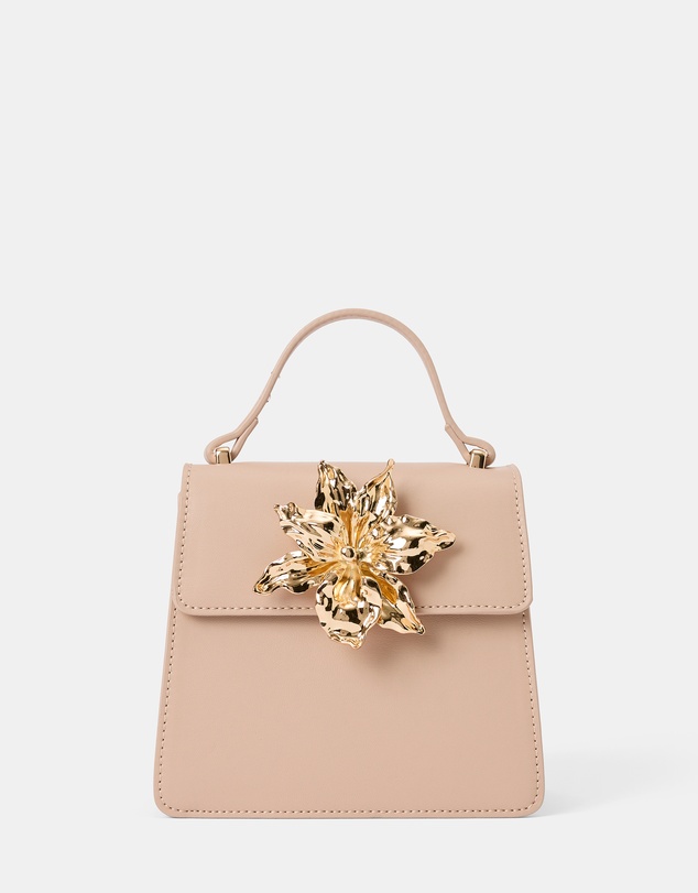 Forever New - Maria Metal Flower Small Bag