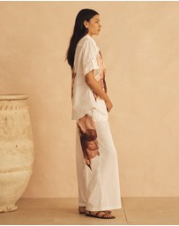 AUR OCEA - Cuffed Short Sleeve Shirt