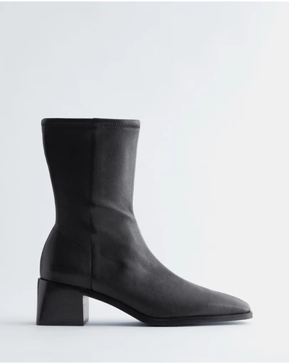 & Other Stories - Leather Sock Boots