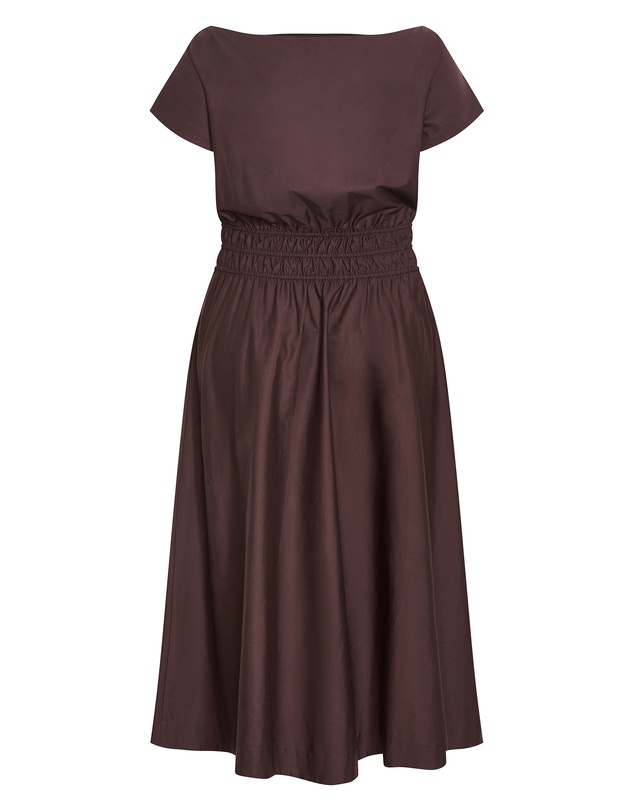 City Chic - Plus size Cass Cotton Maxi Dress - dark chocolate