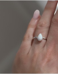 Von Treskow - Pear Czelline Opal Ring