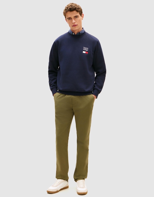 Tommy Hilfiger - Embroidered Flag Sweatshirt