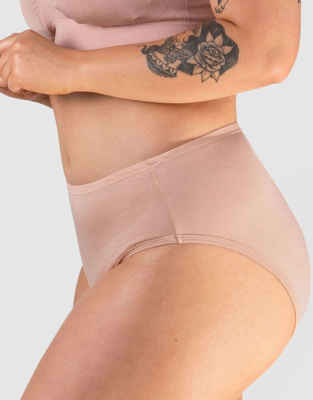 B Free Intimate Apparel - ﻿7 Pack﻿ Superfine﻿ 100% Cotton High Cut ﻿