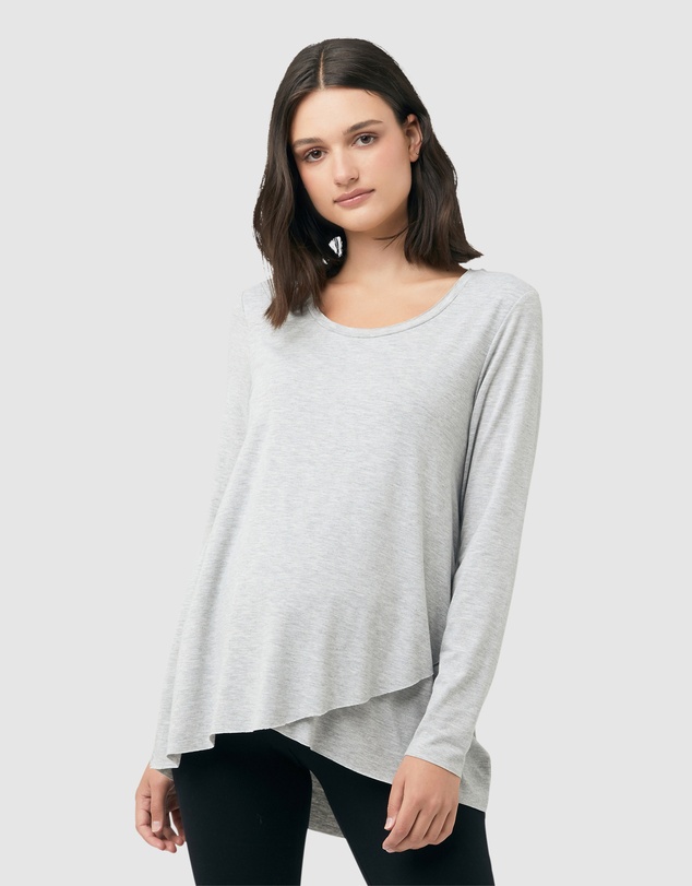 Ripe Maternity - Raw Edge Nursing Top