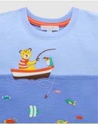 Purebaby - Ocean Relaxed Tee -Kids-Babies