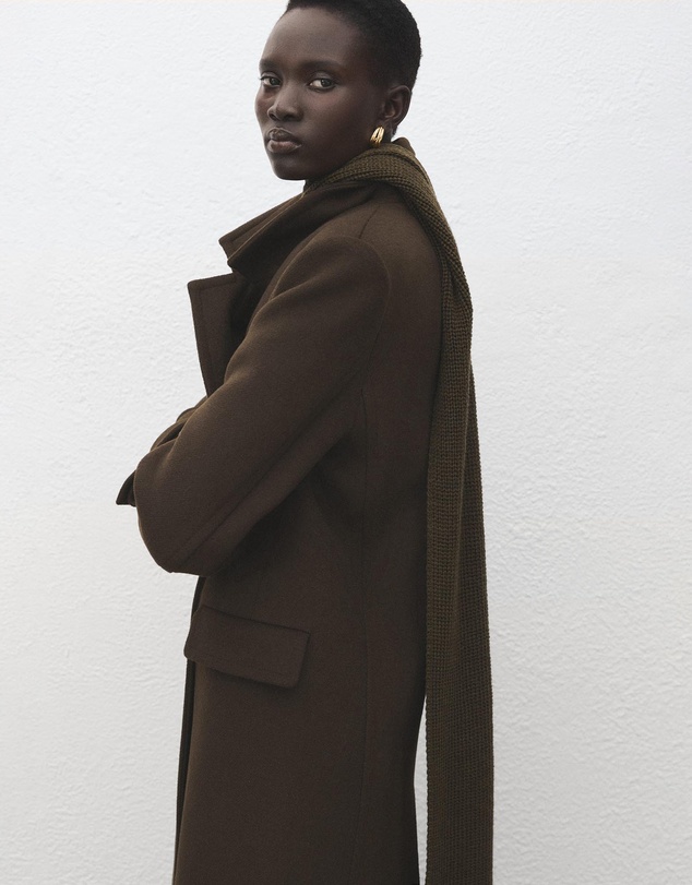 M.N.G - Double-Breasted Wool Coat