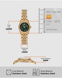 Michael Kors - Lexington Gold Tone Analogue Watch