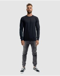 Xander - Monarch Mono Embroidery Crewneck