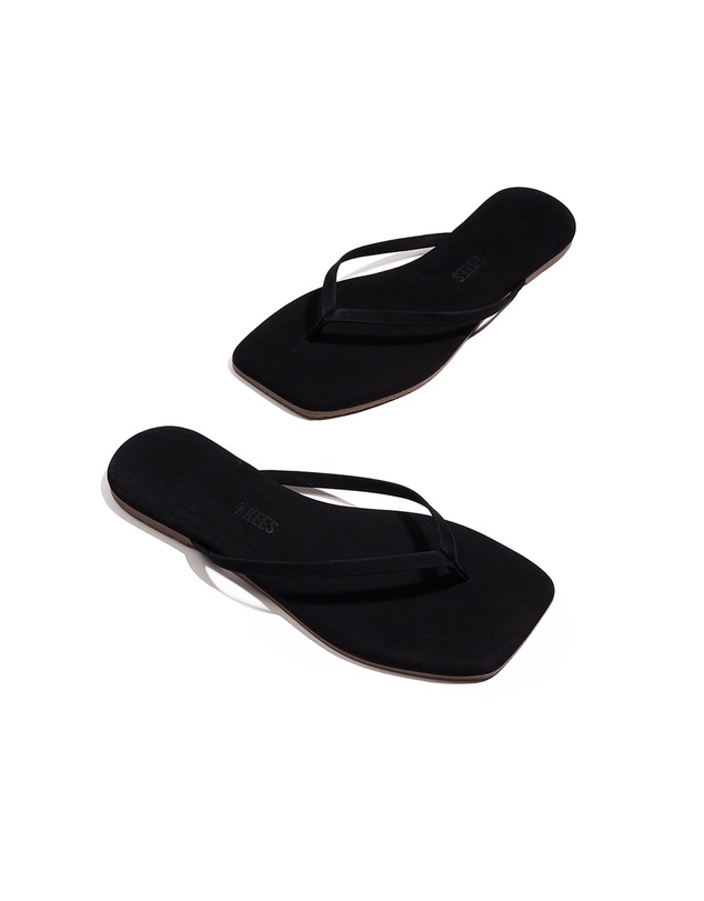 Tkees - Lily Square Toe Suede Sandals