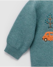 Purebaby - Woodland Jumper -Kids-Babies