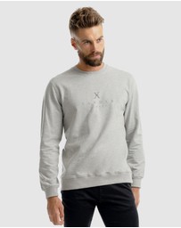 Xander - Monarch Mono Embroidery Crewneck