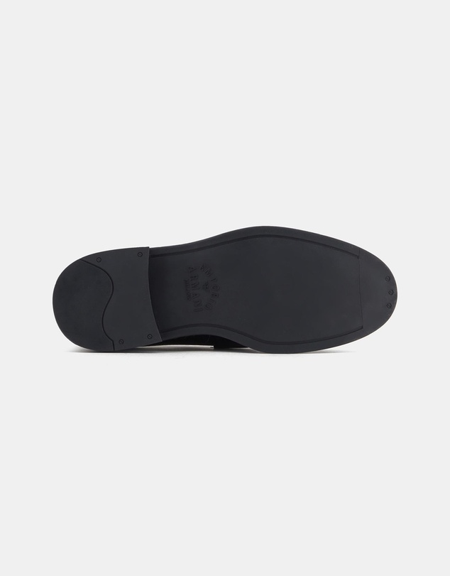 Emporio Armani - Mocassino Vitello Granato Vitello Liscio - Men's