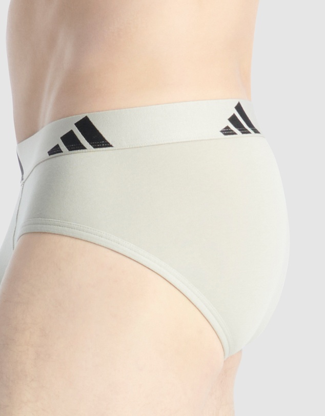 adidas Sportswear - 3 Pack Active Flex Cotton Brief Underwear
