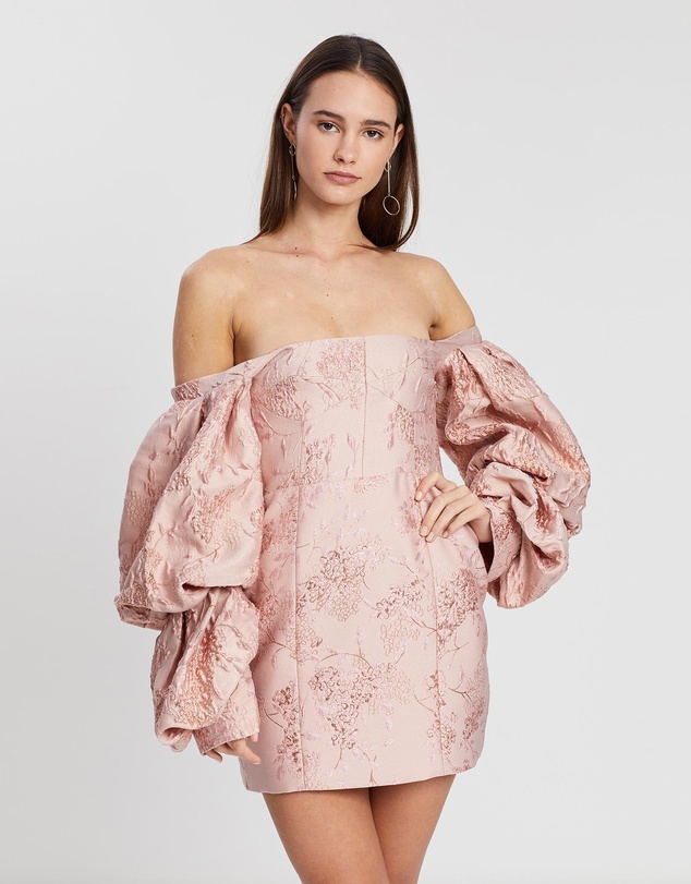 Asilio - Off-Shoulder With Volume Long Sleeve Dress