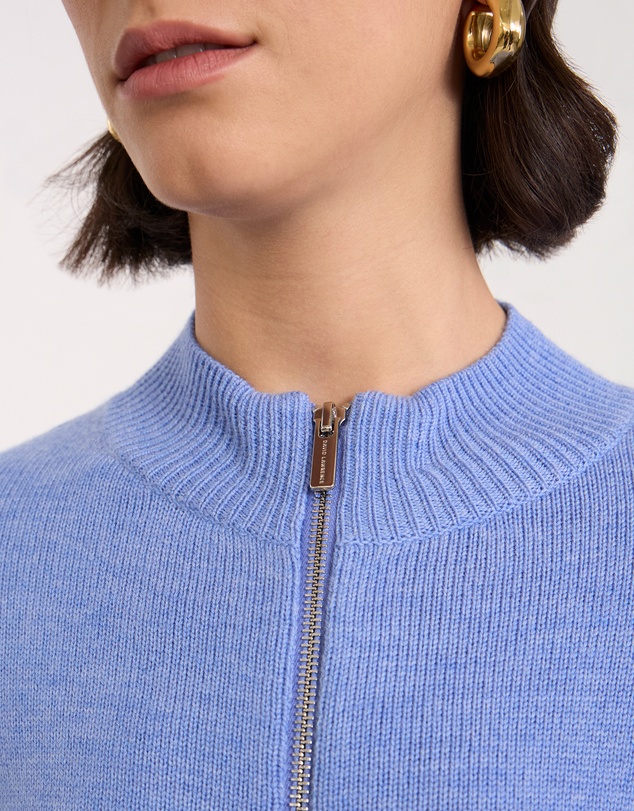 David Lawrence - Zip Thru Merino Cardigan