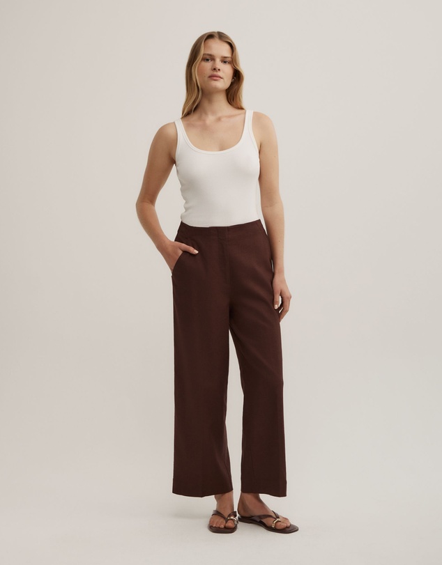 Witchery - Linen Crop Pants