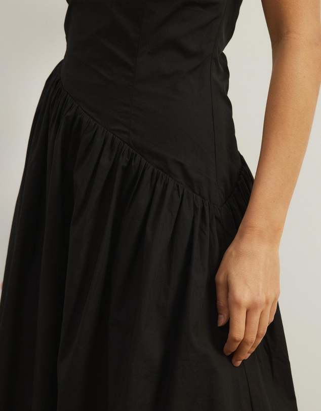 Atmos&Here - Dani One Shoulder Poplin Maxi Dress