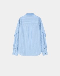 Andersson Bell - Double Layered Stripe Shirt