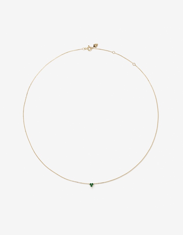 Michael Hill - Emerald Trio Necklace in 10kt Yellow Gold