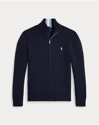 Polo Ralph Lauren - Cotton Full-Zip Sweater - ICONIC EXCLUSIVE - Teens