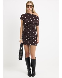 Alice In The Eve - Mila Spot Mesh Mini Dress