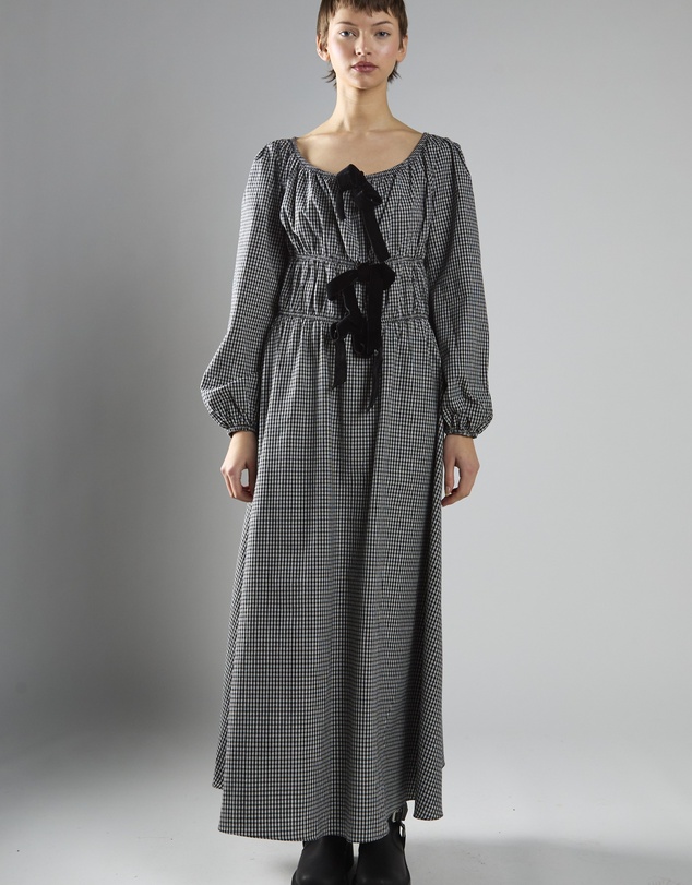 Glamorous - Velvet Bow Maxi Dress
