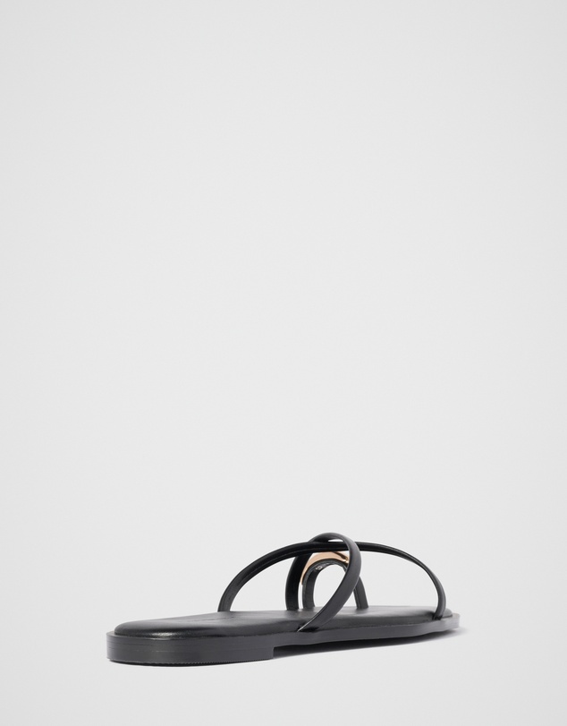 Forever New - Brynn Toe Thong Trim Flat Sandals
