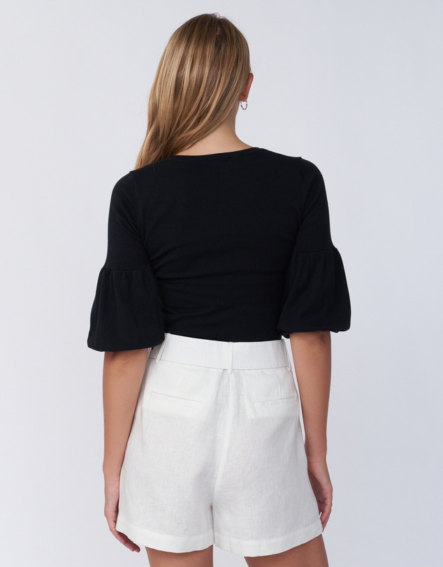 Amelius - Frances Three Quarter Puff Sleeve Knit