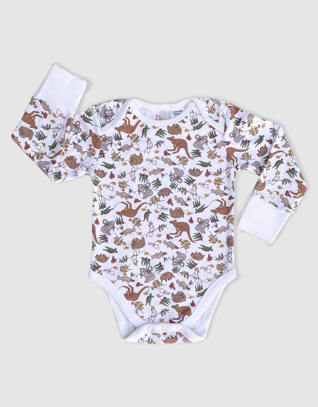 B Free Intimate Apparel - 100% Organic Long Sleeve Bodysuit - Baby & Toddler