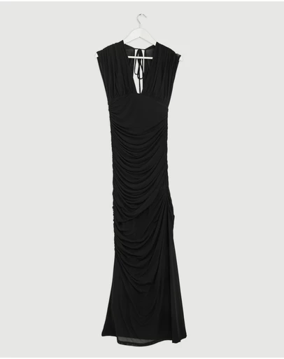 Revibe - Repaired CHANCERY Josie Mesh Maxi Dress - AU 12