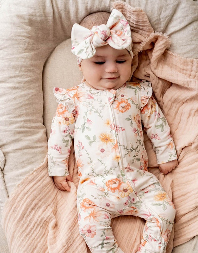 Bebe by Minihaha - Emmy Organic LS Zipsuit - Babies