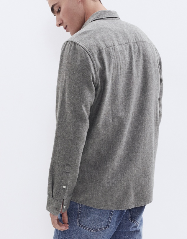 UNISON - Brushed Cotton L/S Regular Fit Shirt