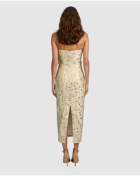 Romance by Honey and Beau - Crechia Jacquard Bow Dress