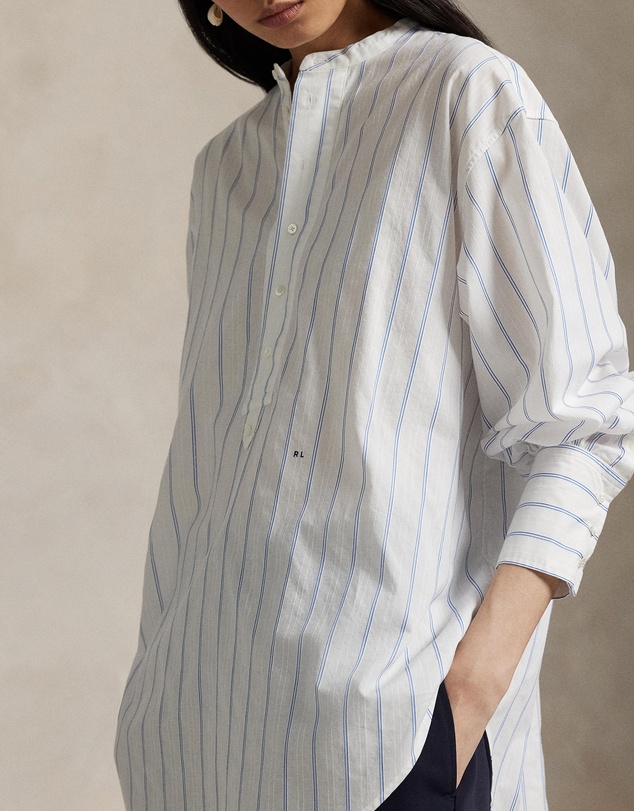 Polo Ralph Lauren - Striped Cotton Dobby Top